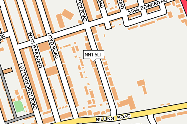 NN1 5LT map - OS OpenMap – Local (Ordnance Survey)