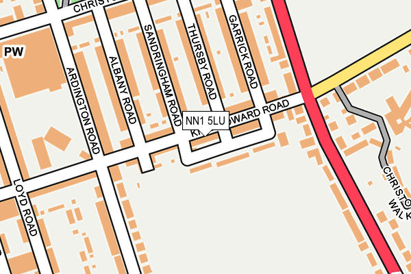 NN1 5LU map - OS OpenMap – Local (Ordnance Survey)