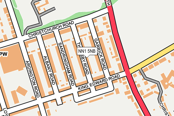 NN1 5NB map - OS OpenMap – Local (Ordnance Survey)