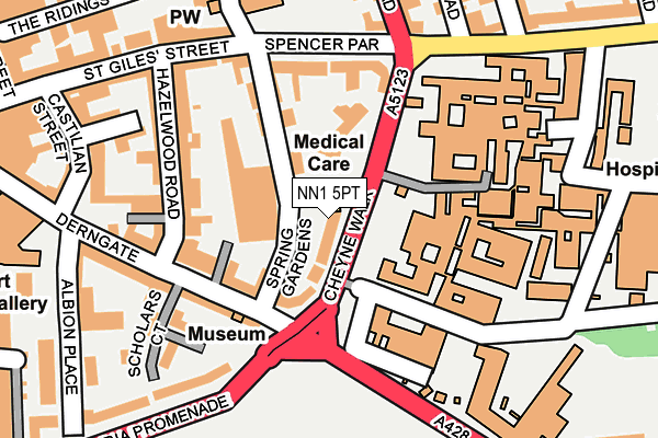 Map of EASTGATE HOUSE 11 CHEYNE WALK LIMITED at local scale