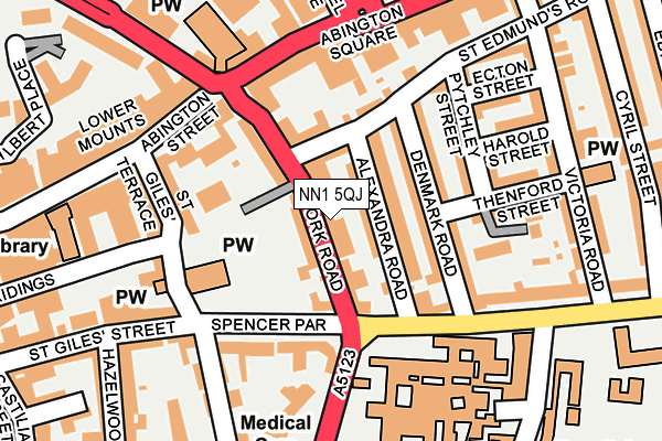 Map of ALBION NORTHAMPTON LIMITED at local scale