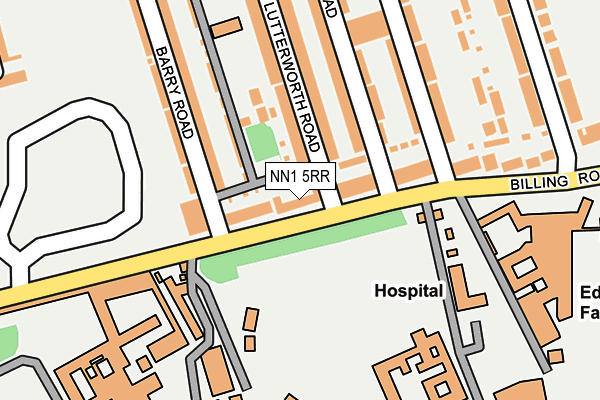 NN1 5RR map - OS OpenMap – Local (Ordnance Survey)