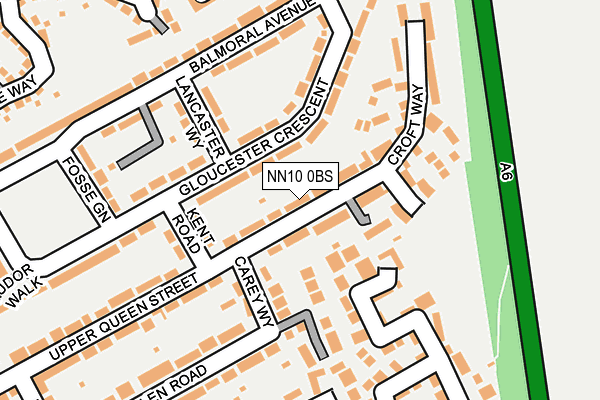 NN10 0BS map - OS OpenMap – Local (Ordnance Survey)