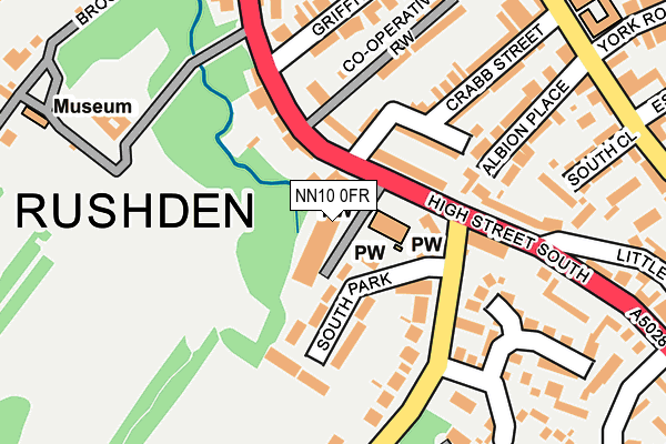 NN10 0FR map - OS OpenMap – Local (Ordnance Survey)