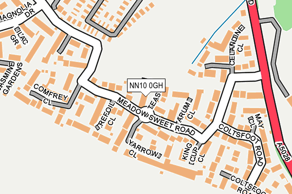 Map of CASTLECROFT CLEANING SPECIALISTS LIMITED at local scale