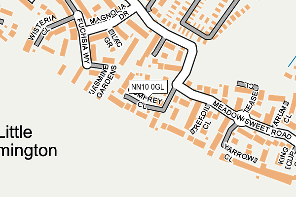 Map of CRYSTELLE BELLE LTD at local scale