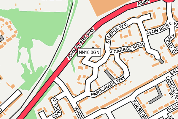 NN10 0GN map - OS OpenMap – Local (Ordnance Survey)