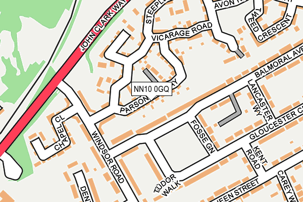 NN10 0GQ map - OS OpenMap – Local (Ordnance Survey)