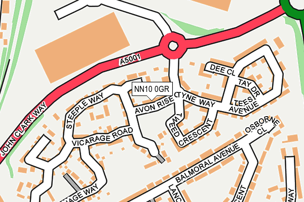 NN10 0GR map - OS OpenMap – Local (Ordnance Survey)