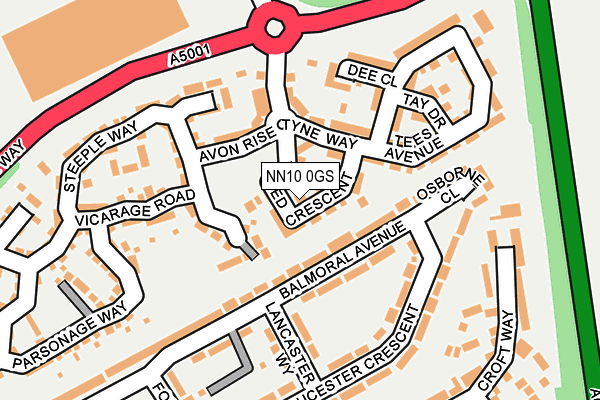 Map of NORTHTYRES RECOVERY LTD at local scale