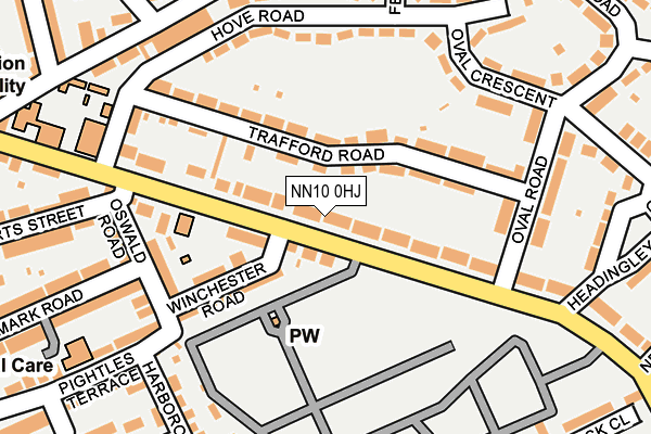 Map of CROWTHORPE INVESTMENTS LTD at local scale
