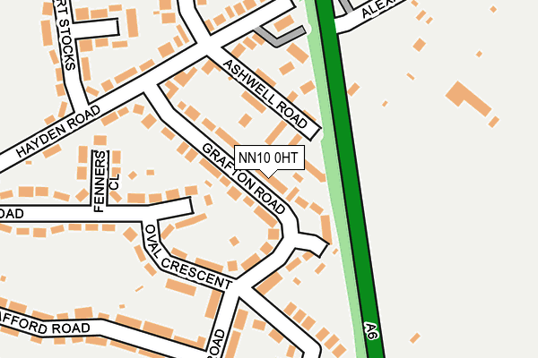 NN10 0HT map - OS OpenMap – Local (Ordnance Survey)