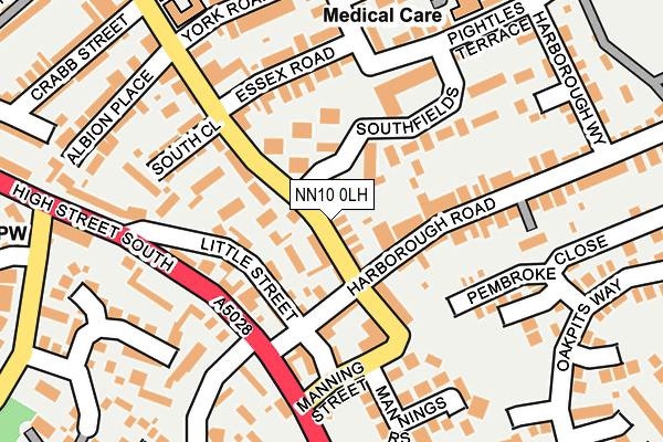 NN10 0LH map - OS OpenMap – Local (Ordnance Survey)