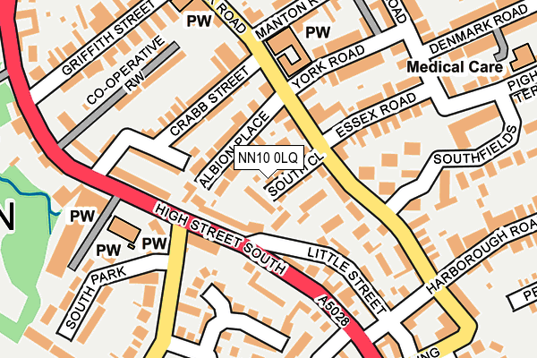 NN10 0LQ map - OS OpenMap – Local (Ordnance Survey)