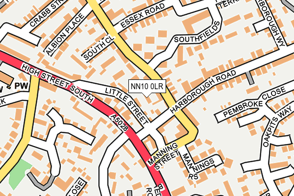 NN10 0LR map - OS OpenMap – Local (Ordnance Survey)