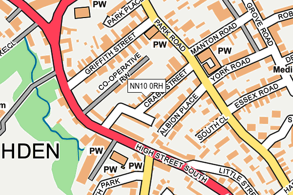 NN10 0RH map - OS OpenMap – Local (Ordnance Survey)