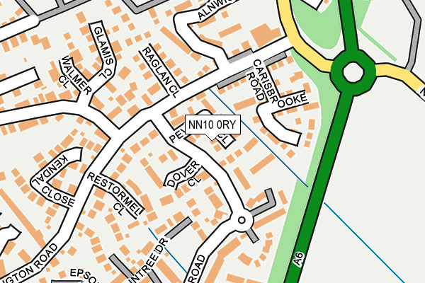 NN10 0RY map - OS OpenMap – Local (Ordnance Survey)