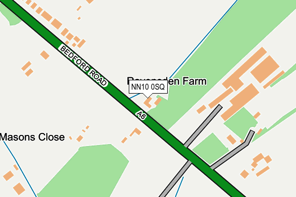 NN10 0SQ map - OS OpenMap – Local (Ordnance Survey)