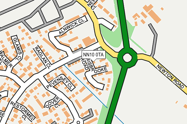 NN10 0TA map - OS OpenMap – Local (Ordnance Survey)