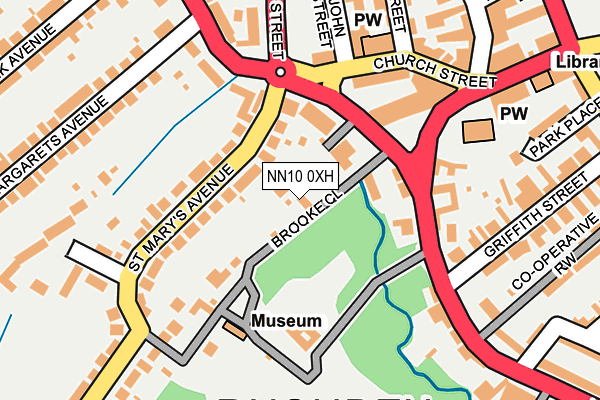 NN10 0XH map - OS OpenMap – Local (Ordnance Survey)