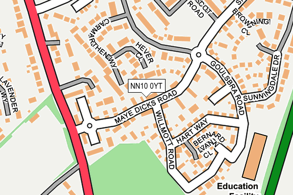 Map of EVERTYZ LTD at local scale