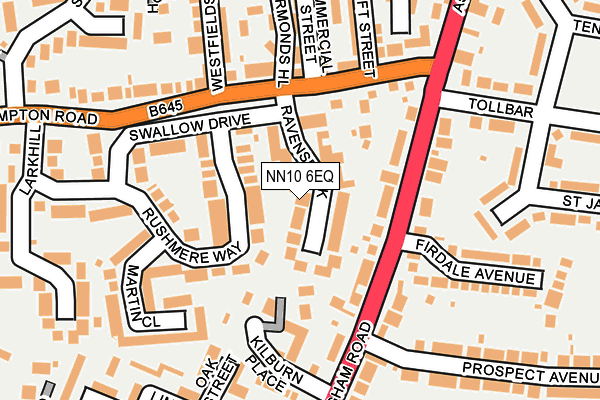 NN10 6EQ map - OS OpenMap – Local (Ordnance Survey)