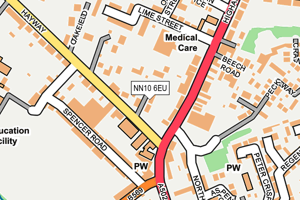 NN10 6EU map - OS OpenMap – Local (Ordnance Survey)
