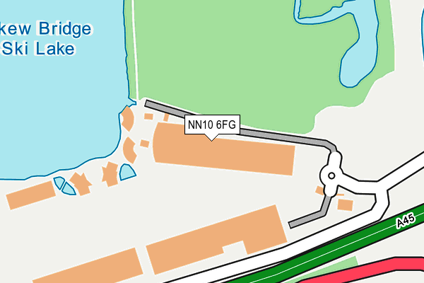 NN10 6FG map - OS OpenMap – Local (Ordnance Survey)