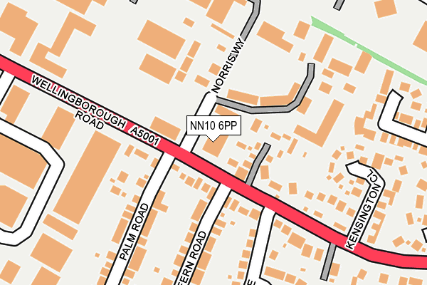 NN10 6PP map - OS OpenMap – Local (Ordnance Survey)