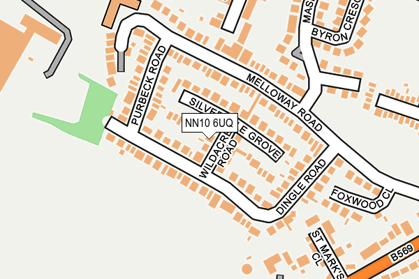NN10 6UQ map - OS OpenMap – Local (Ordnance Survey)