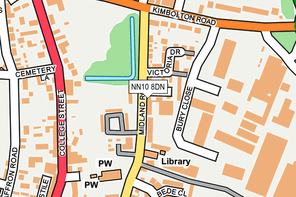 NN10 8DN map - OS OpenMap – Local (Ordnance Survey)