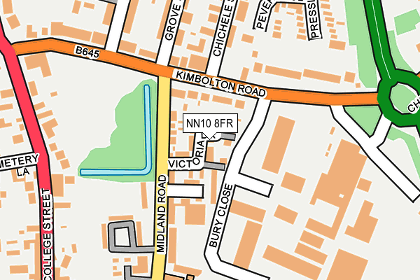 NN10 8FR map - OS OpenMap – Local (Ordnance Survey)
