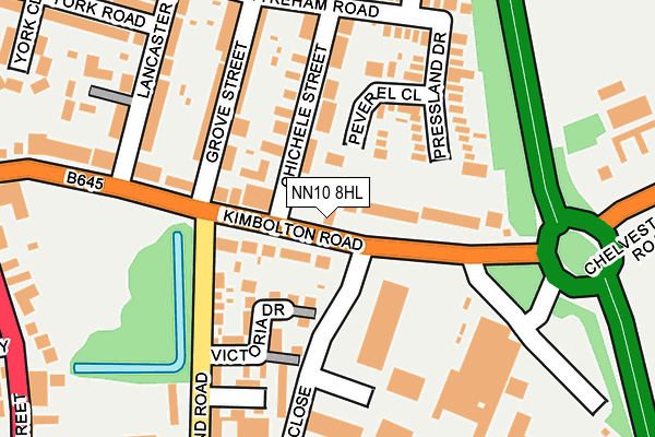NN10 8HL map - OS OpenMap – Local (Ordnance Survey)