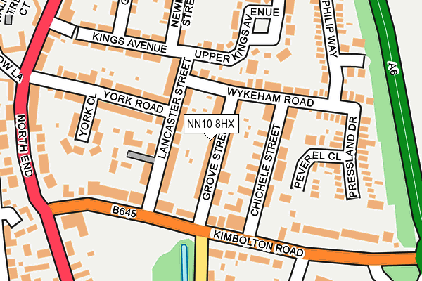 NN10 8HX map - OS OpenMap – Local (Ordnance Survey)