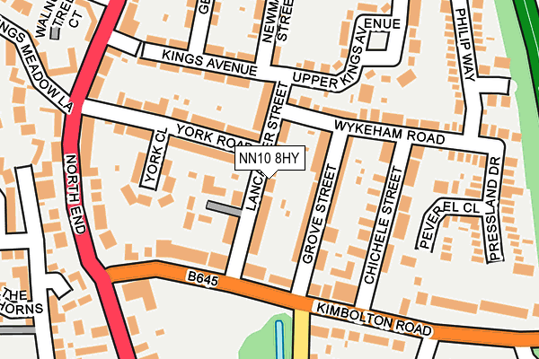 NN10 8HY map - OS OpenMap – Local (Ordnance Survey)