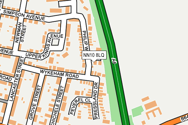 NN10 8LQ map - OS OpenMap – Local (Ordnance Survey)