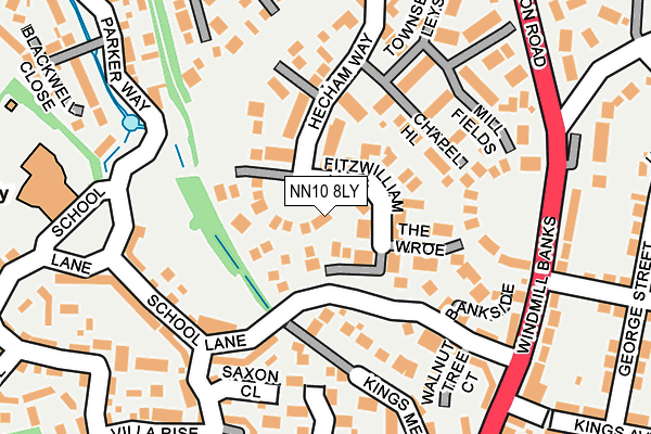 NN10 8LY map - OS OpenMap – Local (Ordnance Survey)