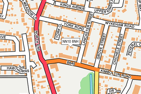 NN10 8NH map - OS OpenMap – Local (Ordnance Survey)
