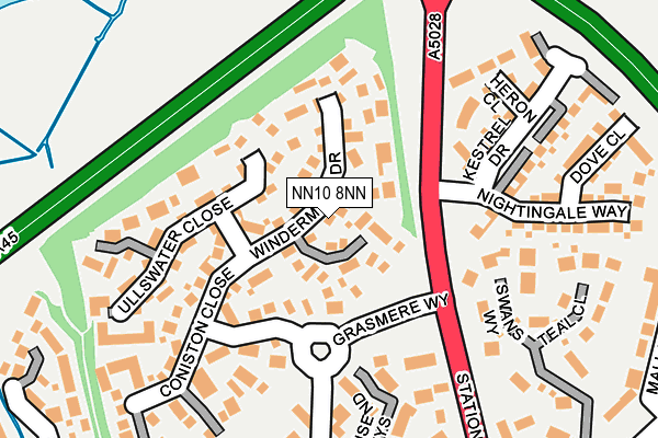 NN10 8NN map - OS OpenMap – Local (Ordnance Survey)