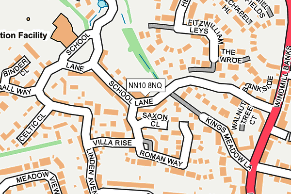 NN10 8NQ map - OS OpenMap – Local (Ordnance Survey)