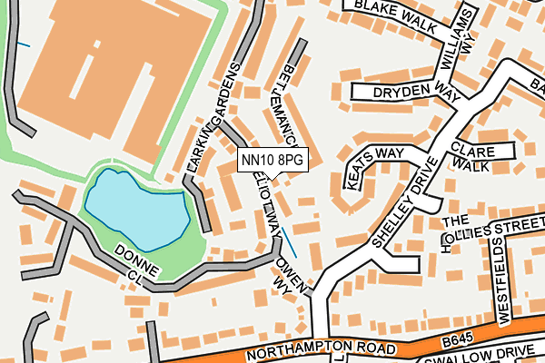 NN10 8PG map - OS OpenMap – Local (Ordnance Survey)