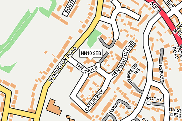 NN10 9EB map - OS OpenMap – Local (Ordnance Survey)