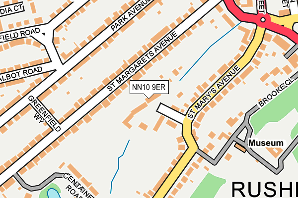 NN10 9ER map - OS OpenMap – Local (Ordnance Survey)