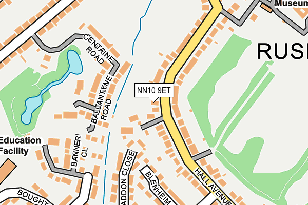 NN10 9ET map - OS OpenMap – Local (Ordnance Survey)