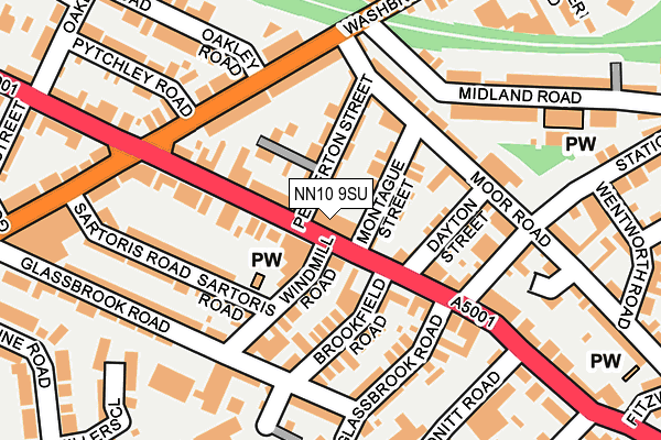 NN10 9SU map - OS OpenMap – Local (Ordnance Survey)