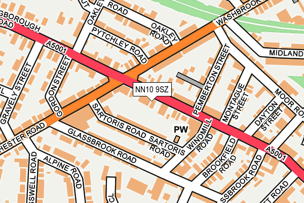 NN10 9SZ map - OS OpenMap – Local (Ordnance Survey)