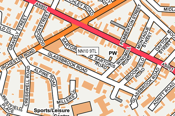 NN10 9TL map - OS OpenMap – Local (Ordnance Survey)
