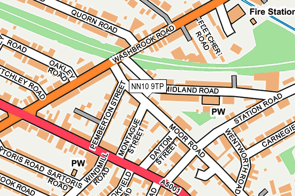 NN10 9TP map - OS OpenMap – Local (Ordnance Survey)