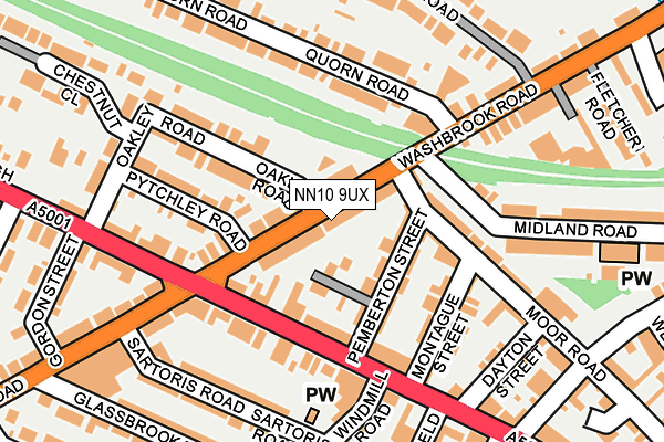 NN10 9UX map - OS OpenMap – Local (Ordnance Survey)