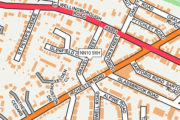 NN10 9XH map - OS OpenMap – Local (Ordnance Survey)